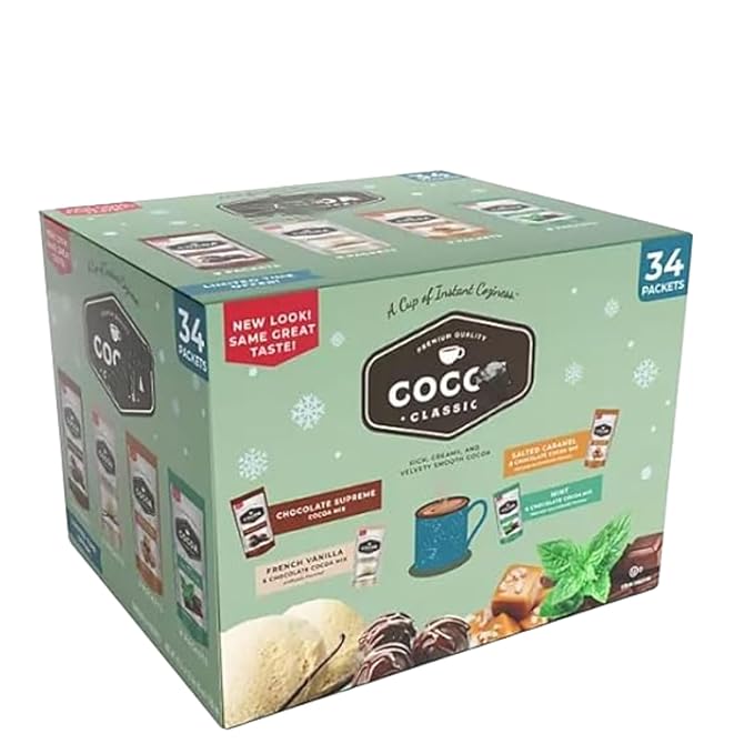 Cocoa Classics Hot Cocoa Mix, Variety Pack, 34 Count (1 pack)
